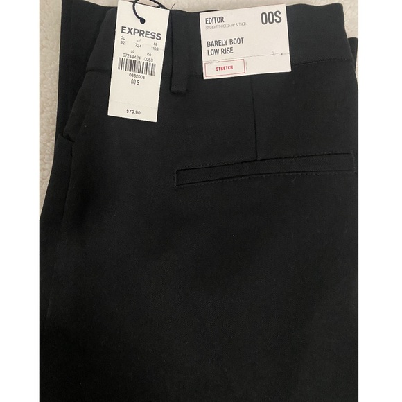 NWT - Black Express Trousers 00S - Picture 3 of 4